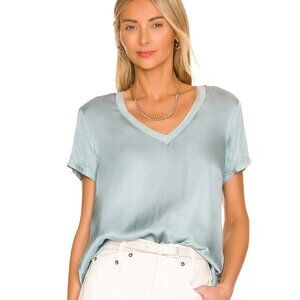 Nation LTD June Sateen V-Neck - Size S